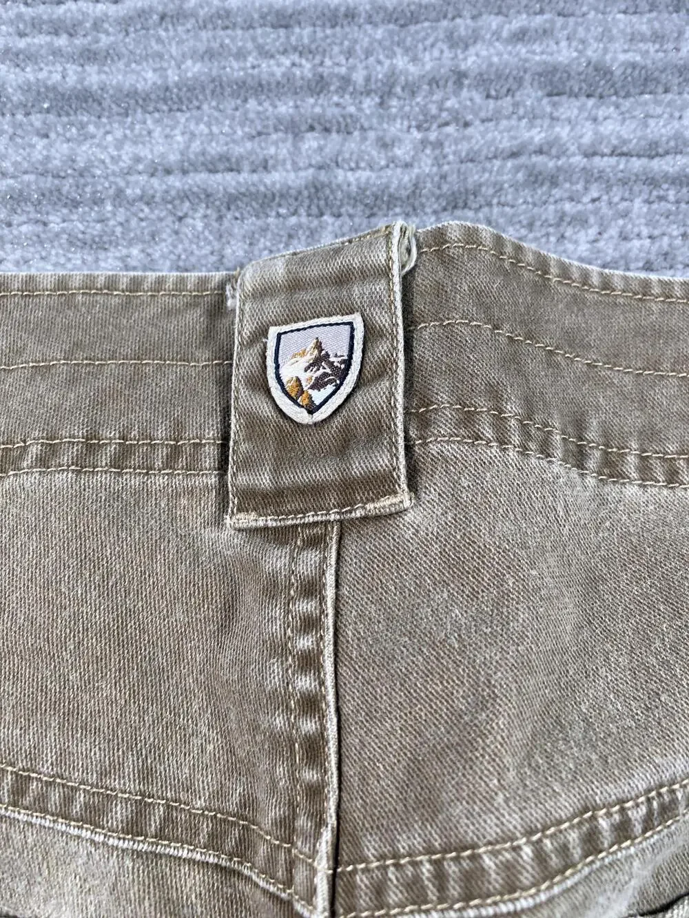 Kuhl Legendary Pants Mens 32x32 Beige Easy Rydr Canvas Stretch 5 Pocket Outdoor